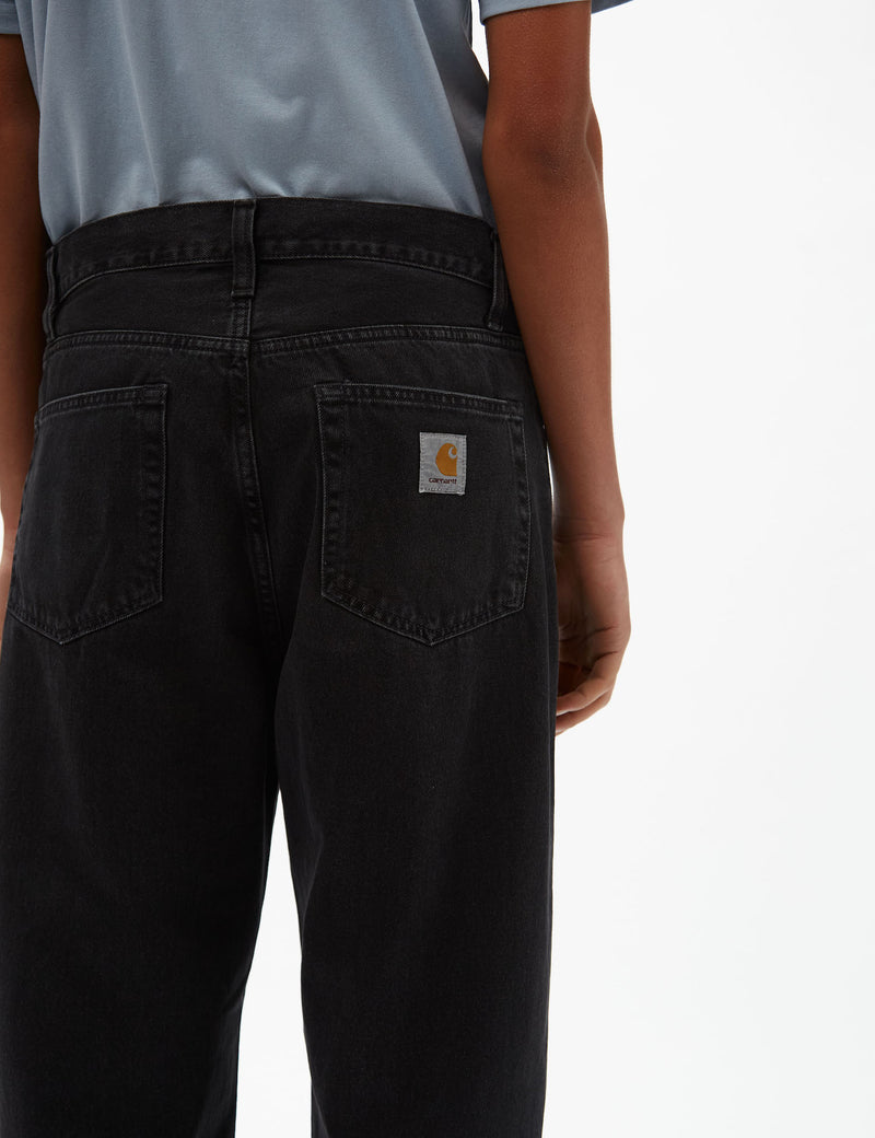 Carhartt-WIP Landon Pant - Black Stone Washed