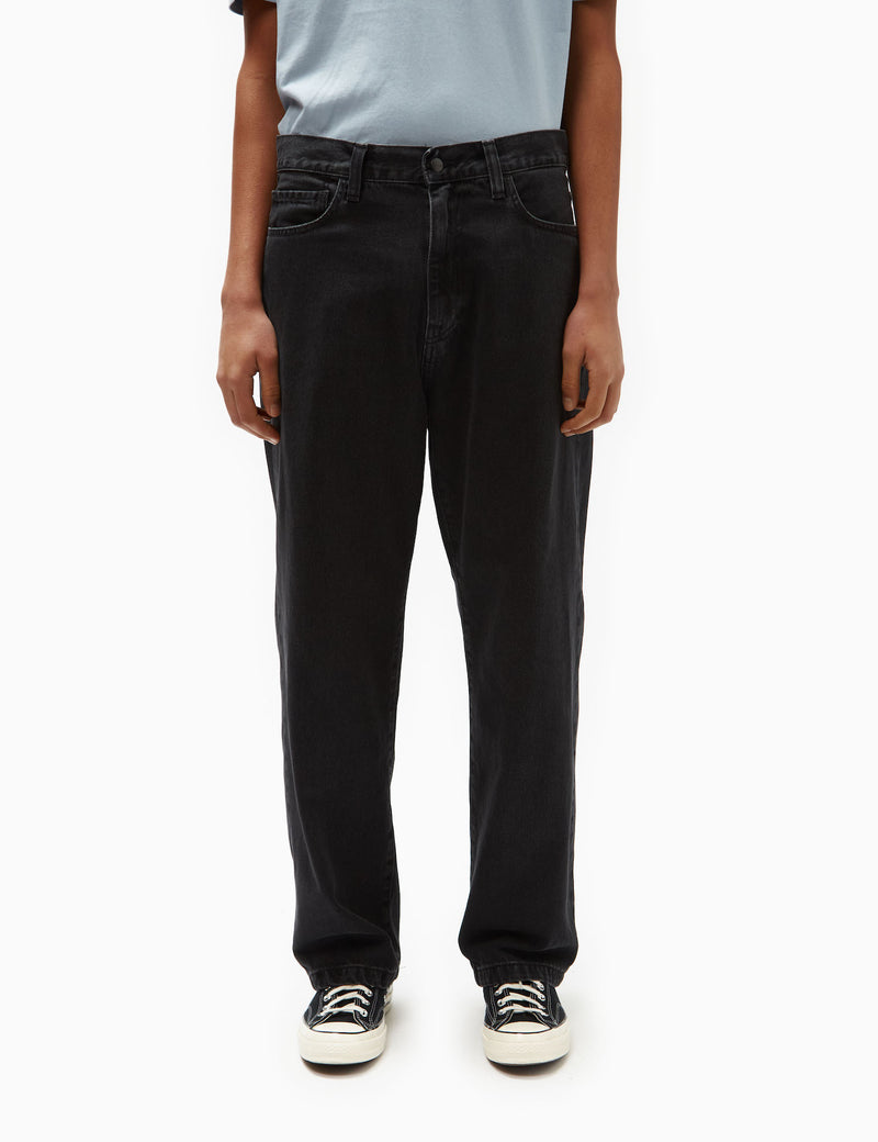 Carhartt-WIP Landon Pant - Black Stone Washed