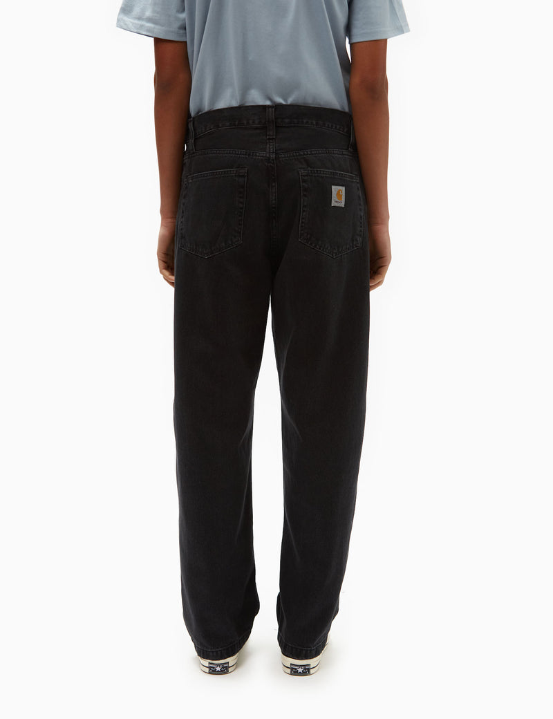 Carhartt-WIP Landon Pant - Black Stone Washed