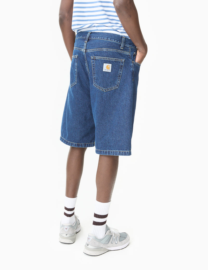 Carhartt-WIP Landon Short - Blue Stone Washed