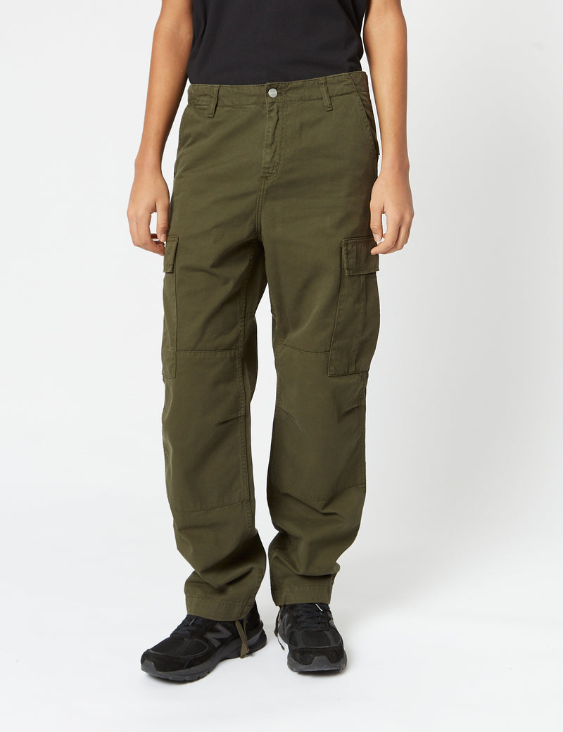 Carhartt-WIP Regular Cargo Pant (Moraga Cotton Twill) - Plant Green