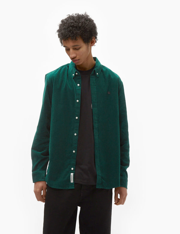 Carhartt-WIP Madison Fine Cord Shirt - Chervil Green