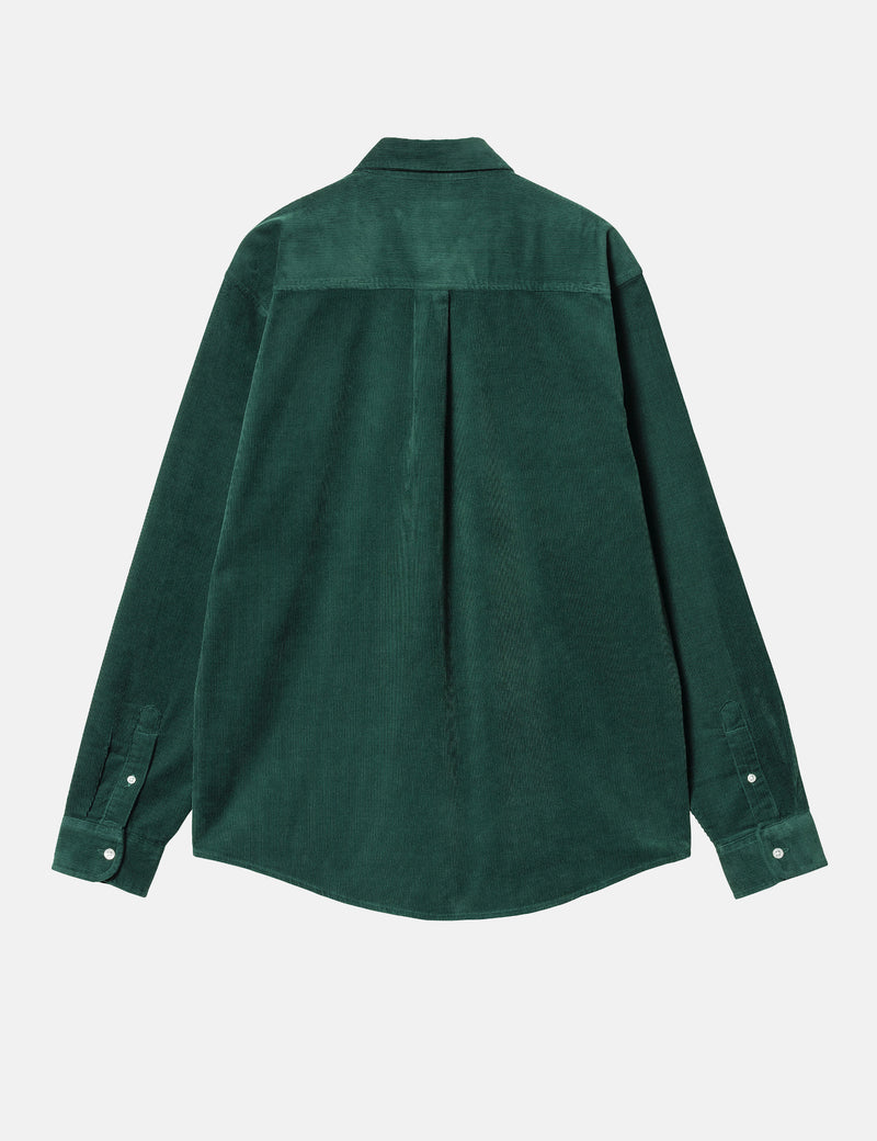 Carhartt-WIP Madison Fine Cord Shirt - Chervil Green