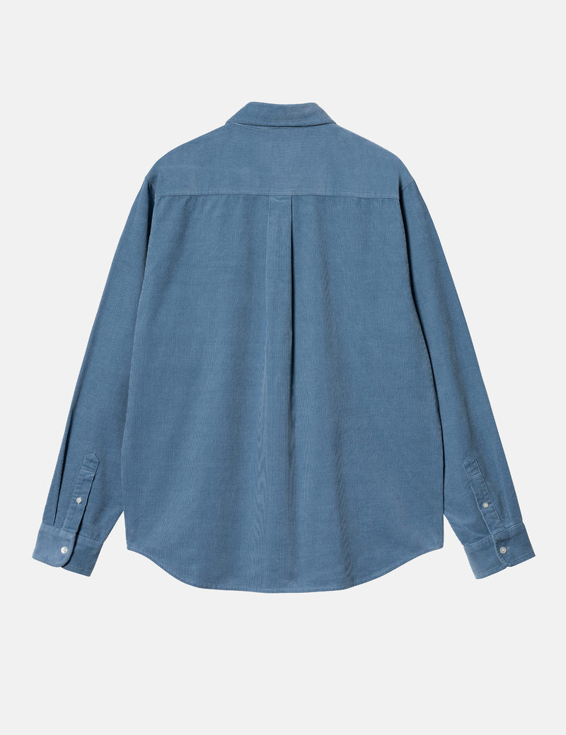 Carhartt-WIP Madison Fine Cord Shirt (Regular) - Sorrent Blue