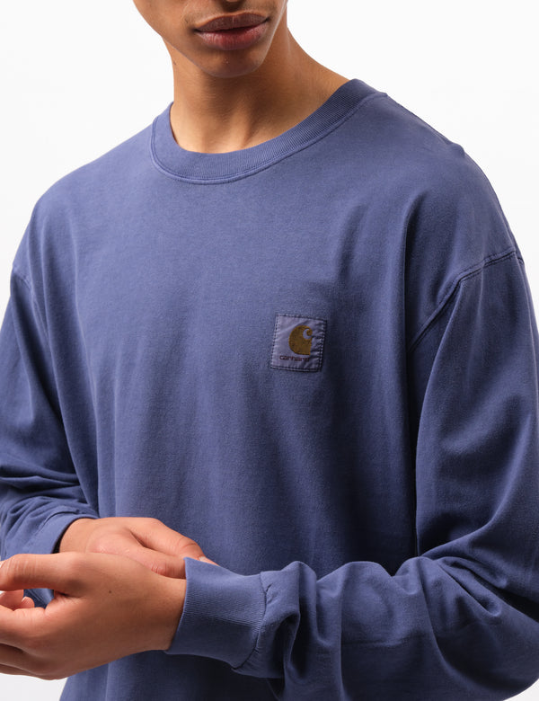 Carhartt WIP Vista Long Sleeve T-Shirt (Loose) - Aura Purple