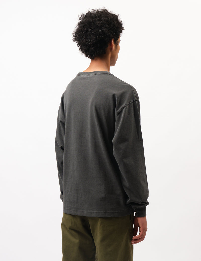 Carhartt WIP Vista Long Sleeve T-Shirt (Loose) - Graphite Grey