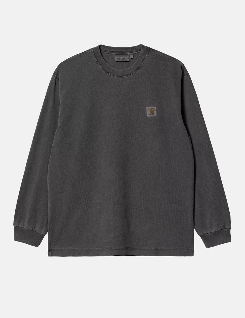 Carhartt WIP Vista Long Sleeve T-Shirt (Loose) - Graphite Grey