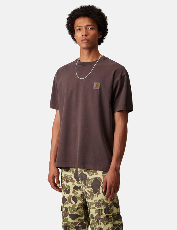 Carhartt WIP Vista T-Shirt - Palisander Garment Dyed