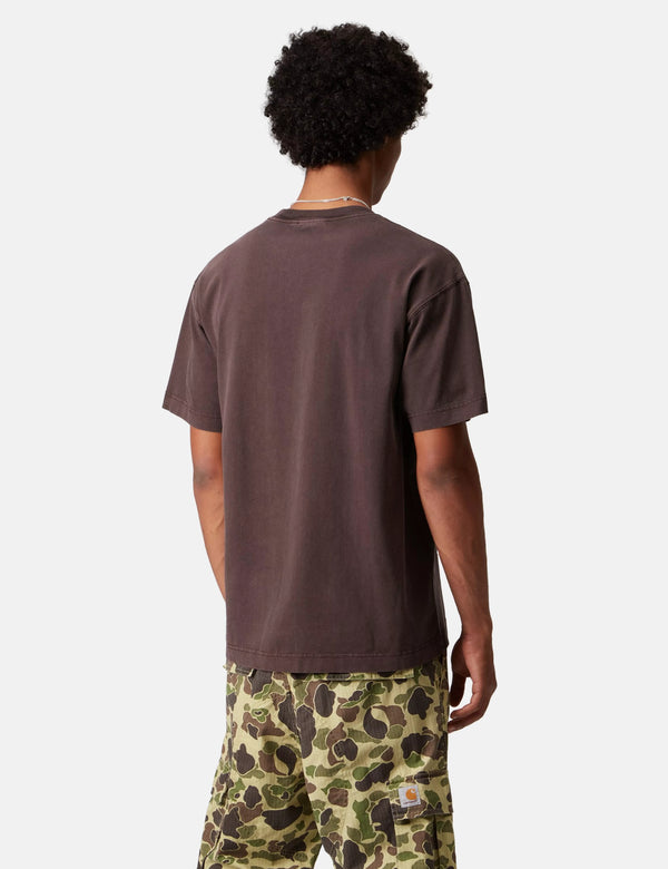 Carhartt WIP Vista T-Shirt - Palisander Garment Dyed