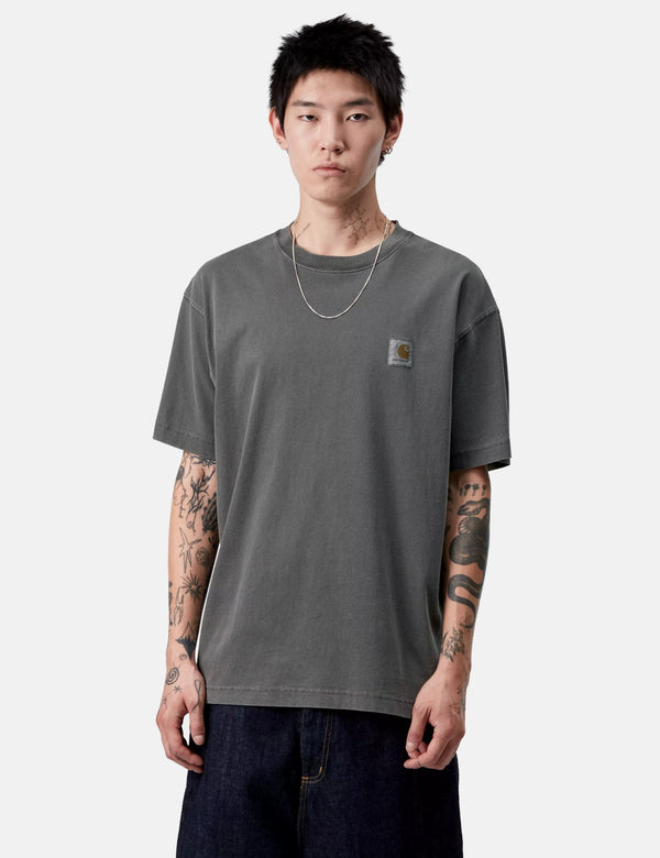Carhartt WIP Vista T-Shirt - Black Garment Dyed