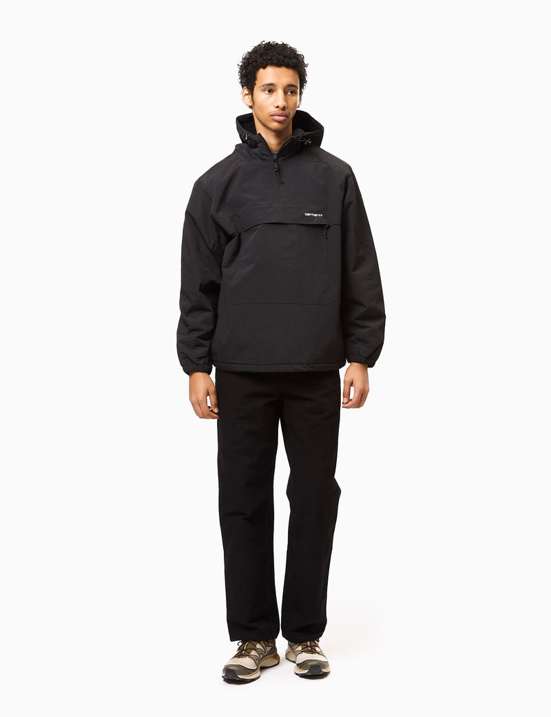 Carhartt WIP Windbreaker Pullover Jacket - Black