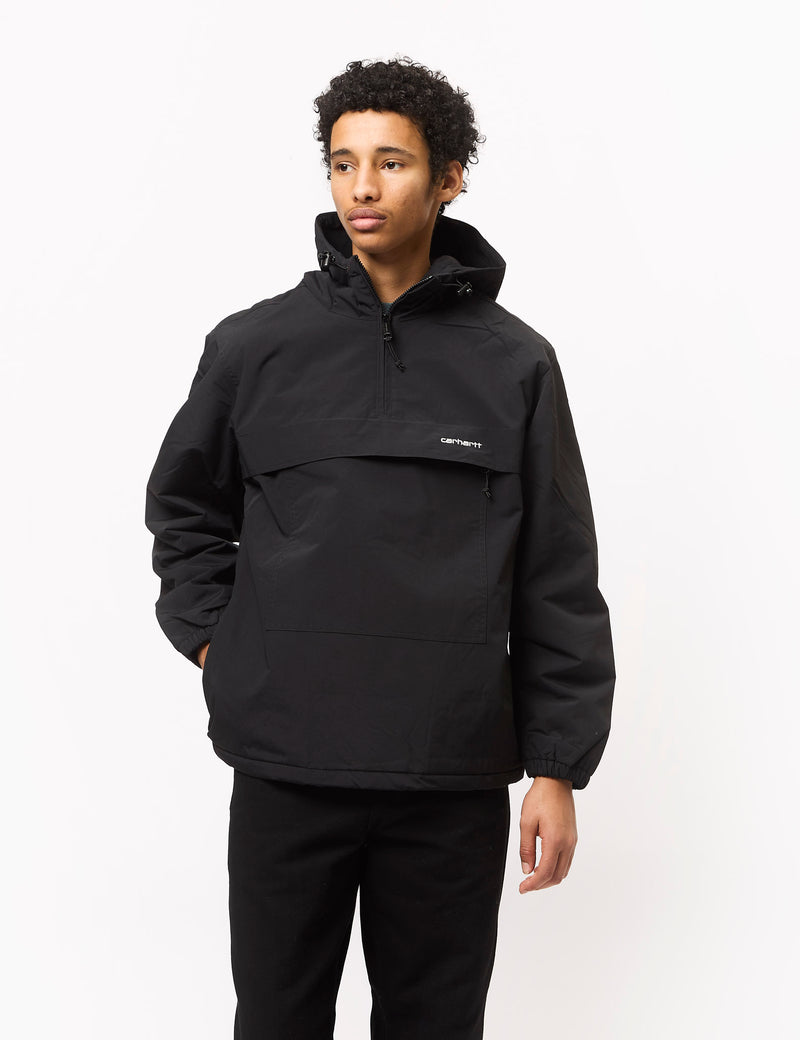 Carhartt WIP Windbreaker Pullover Jacket - Black