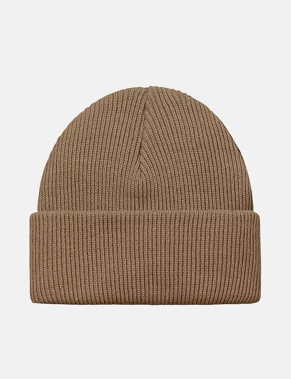 Carhartt-WIP Gordan Beanie Hat - Buffalo Brown