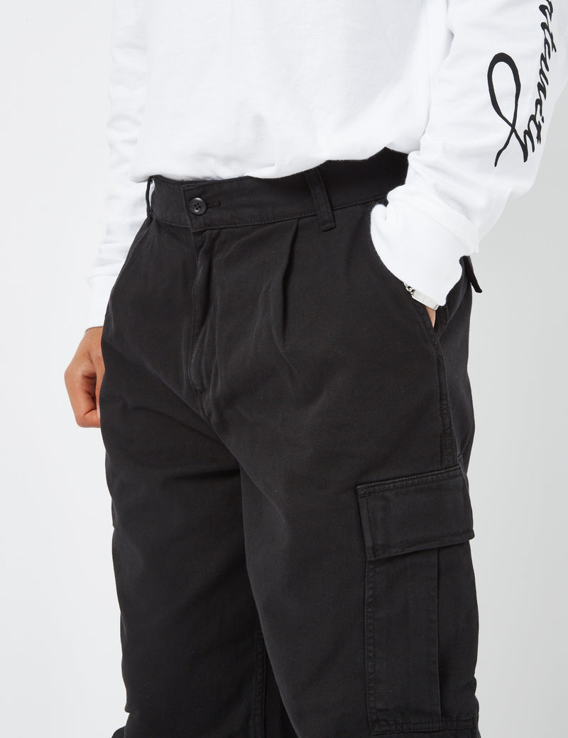 Carhartt-WIP Cole Cargo Pant - Black Rinsed