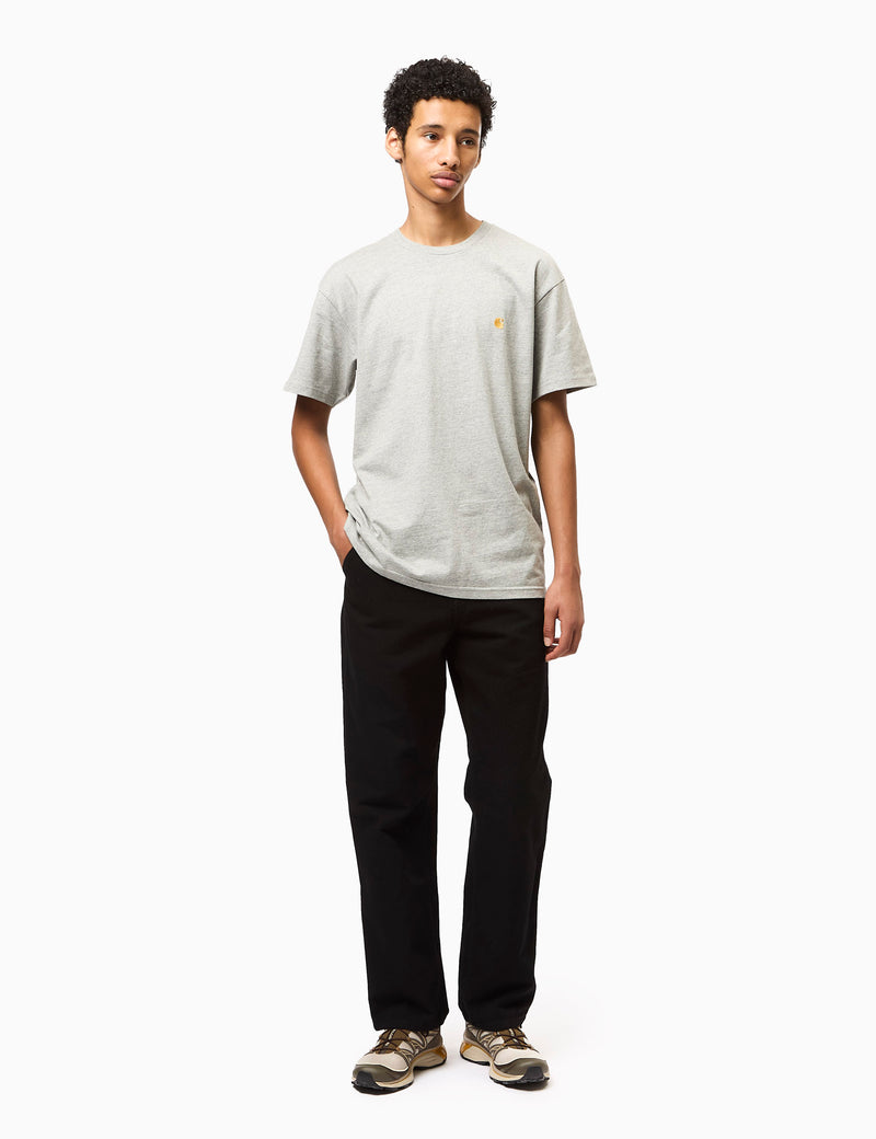 Carhartt WIP Simple Pant (Dearborn Canvas) - Black Rinsed