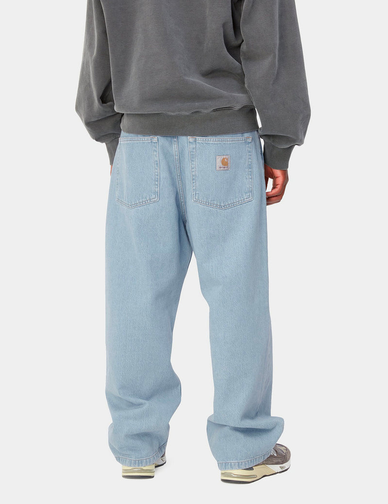 Carhartt-WIP Brandon Pant - Blue Heavy Stone Bleach