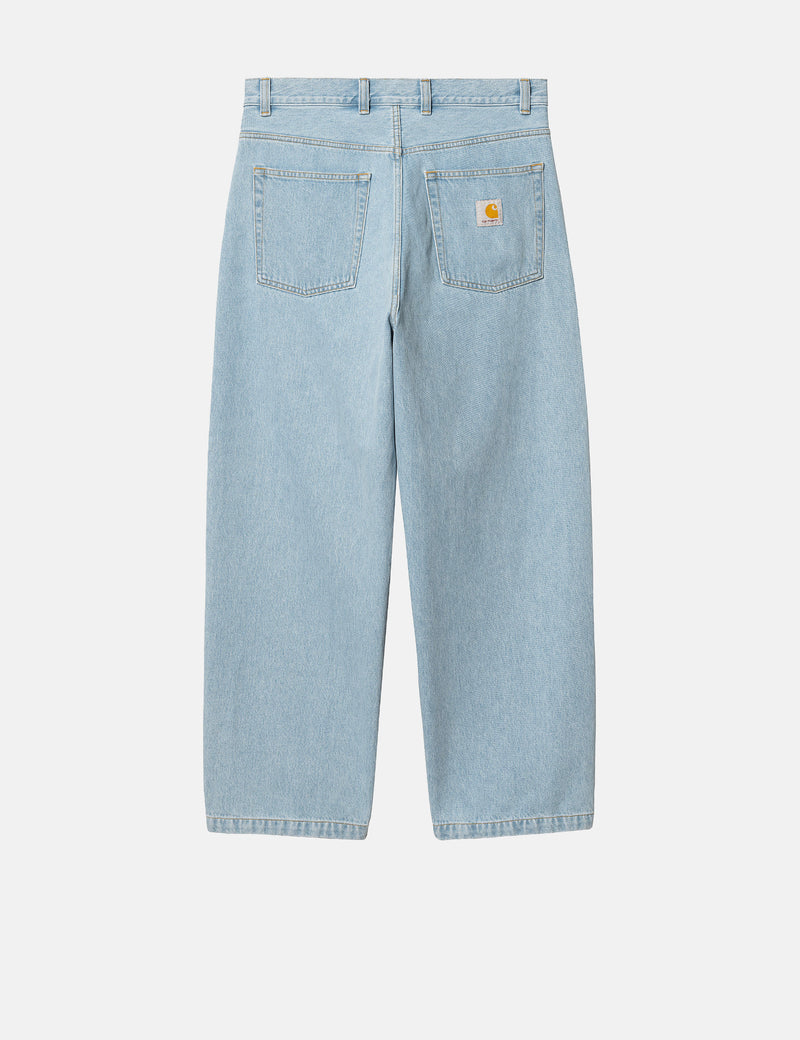 Carhartt-WIP Brandon Pant - Blue Heavy Stone Bleach