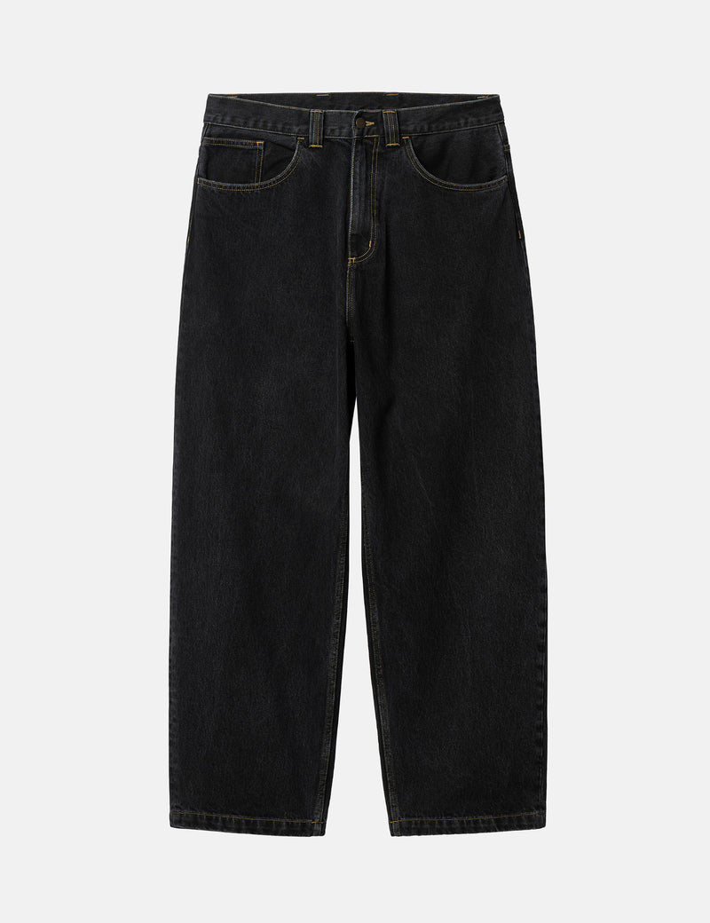 Carhartt-WIP Brandon Pant - Black Stone Washed