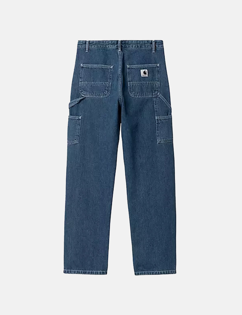 Carhartt-WIP Womens Pierce Pant (Straight) - Heavy Stone Wash Blue