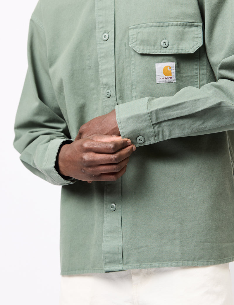 Carhartt-WIP Reno Over Shirt - Park Green Garment Dyed