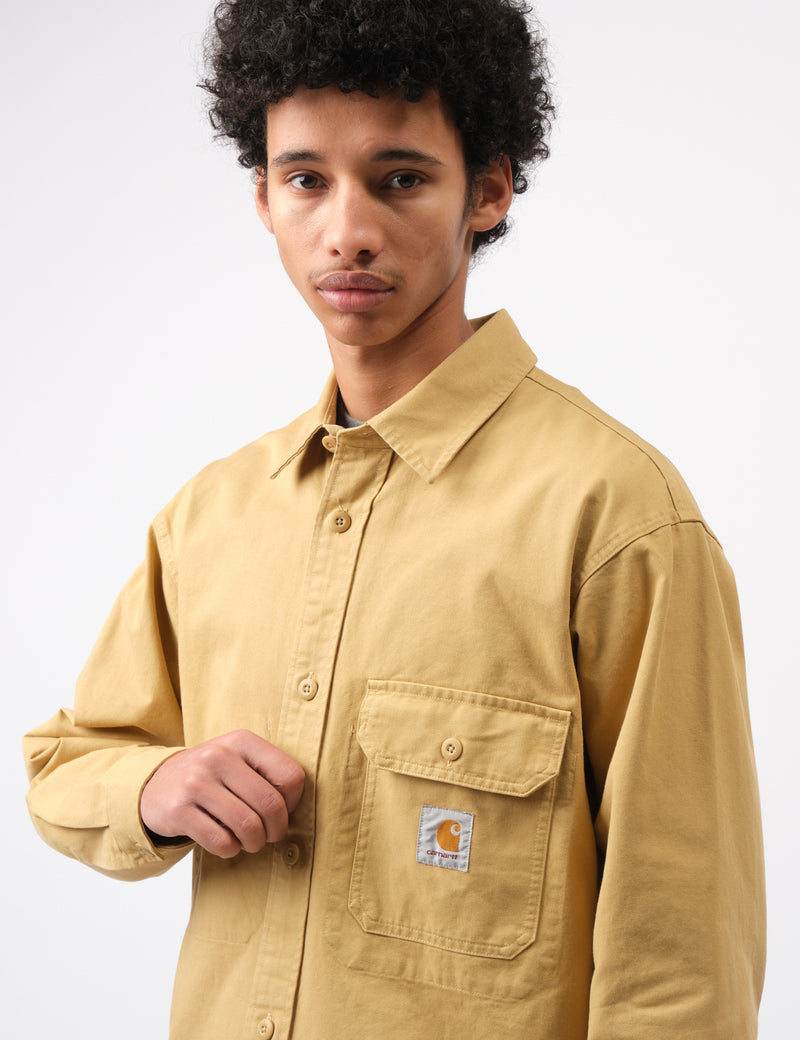 Carhartt-WIP Reno Over Shirt - Bourbon Brown