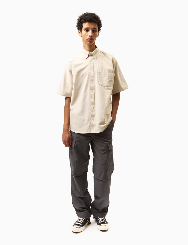 Carhartt-WIP Braxton Shirt - Agate Khaki/Wax