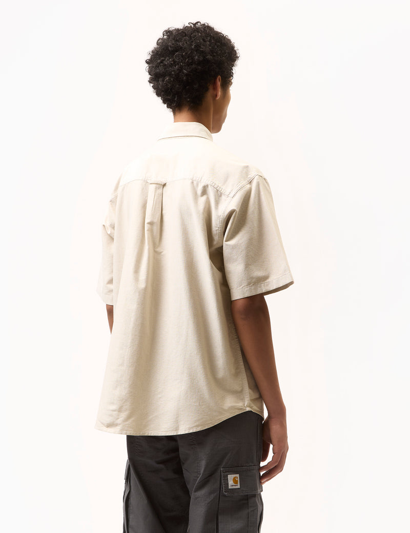 Carhartt-WIP Braxton Shirt - Agate Khaki/Wax