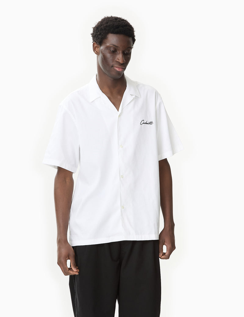 Carhartt-WIP Delray Shirt - White/Black