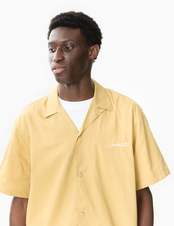 Carhartt-WIP Delray Shirt - Bourbon Brown/Wax