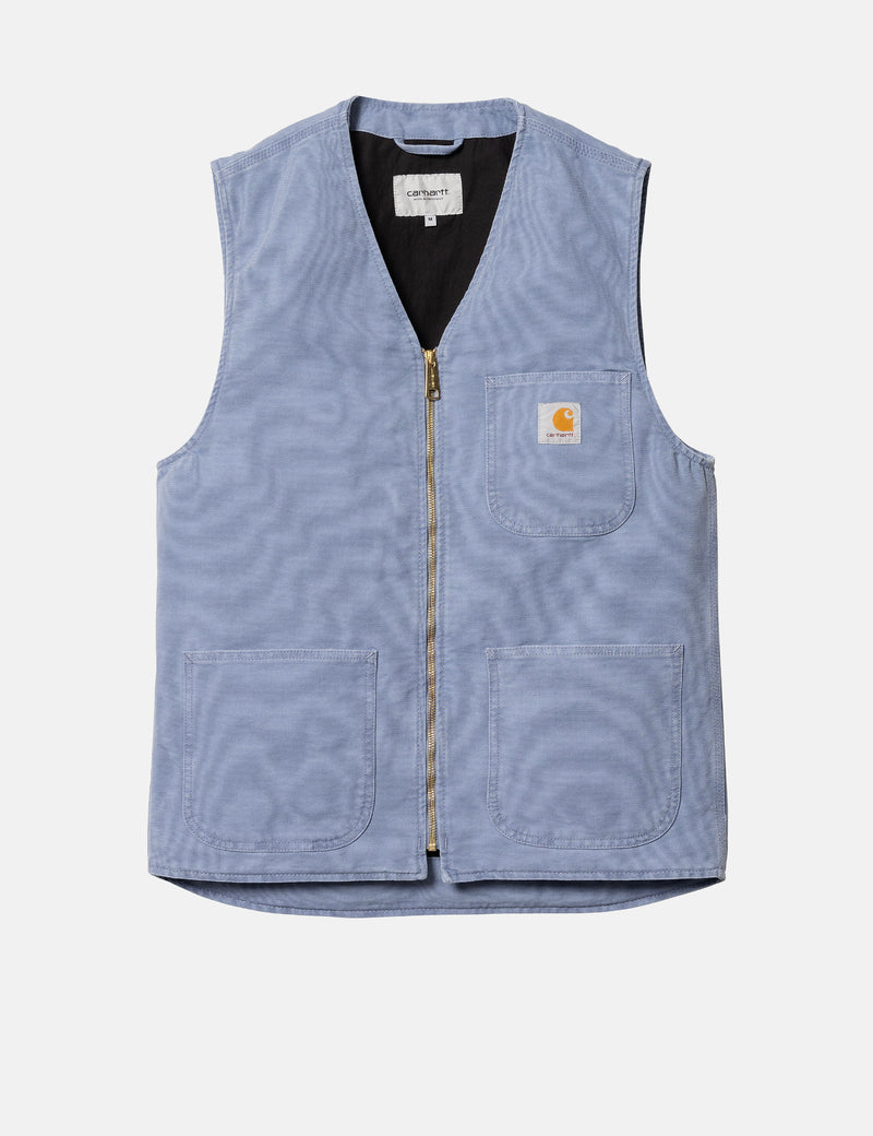 Carhartt-WIP Arbor Vest - Bay Blue Aged Canvas