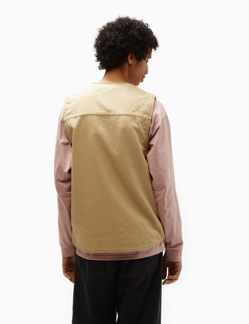 Carhartt-WIP Arbor Vest - Bourbon Brown Aged Canvas