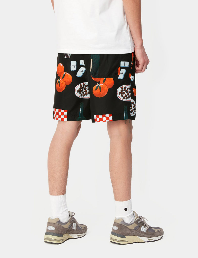 Carhartt-WIP Slater Isis Maria Dinner Swim Trunks - Black