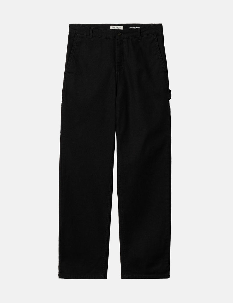 Carhartt-WIP Womens Pierce Pant (Straight) - Black Rinsed