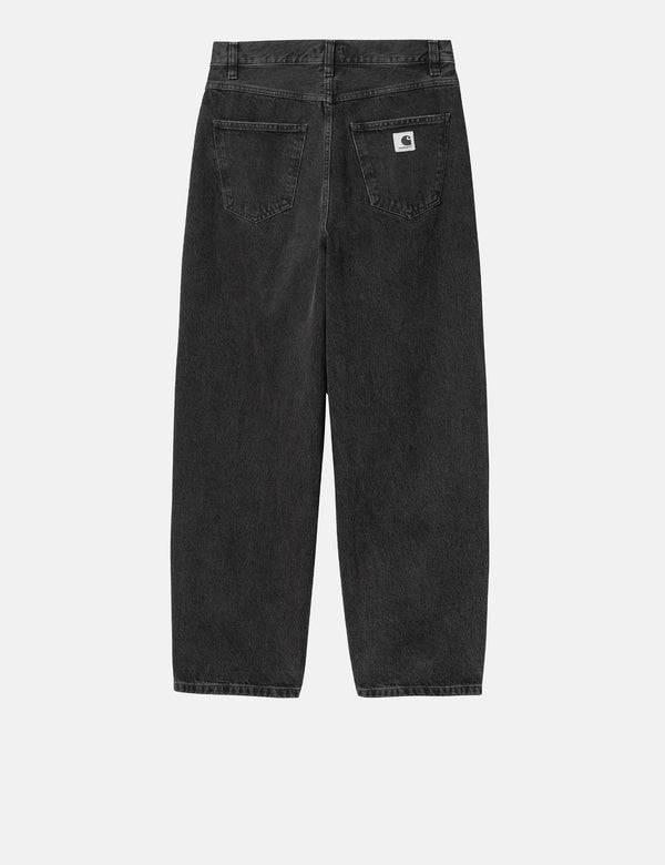 Carhartt WIP Women's Brandon Denim Pant - Black Stone Washed