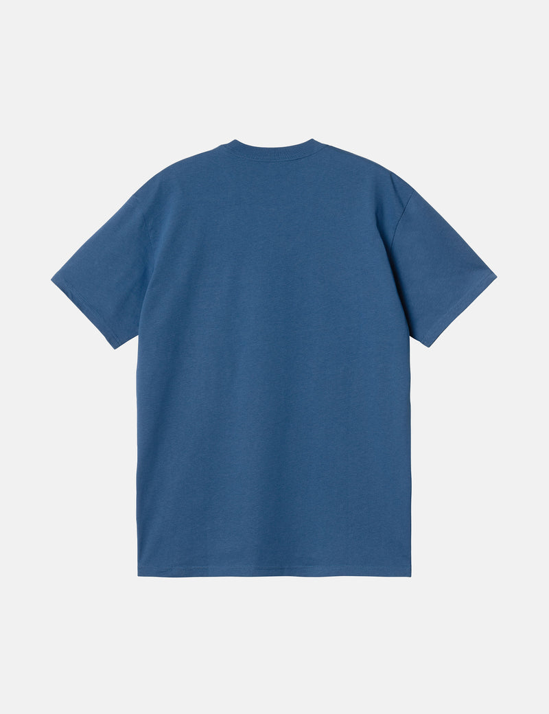 Carhartt-WIP Pocket Heart T-Shirt (Loose) - Liberty Blue