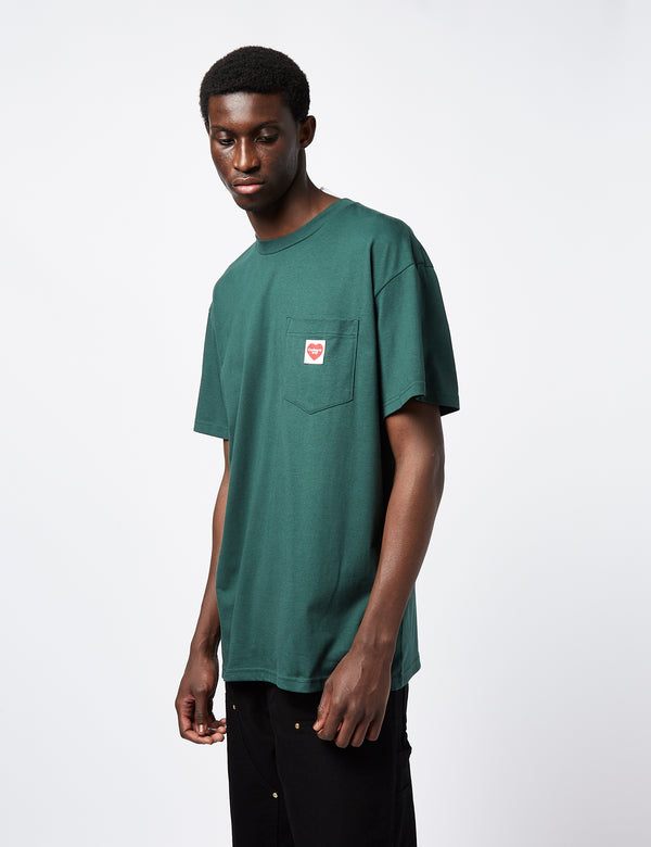 Carhartt-WIP Pocket Heart T-Shirt (Loose) - Discovery Green