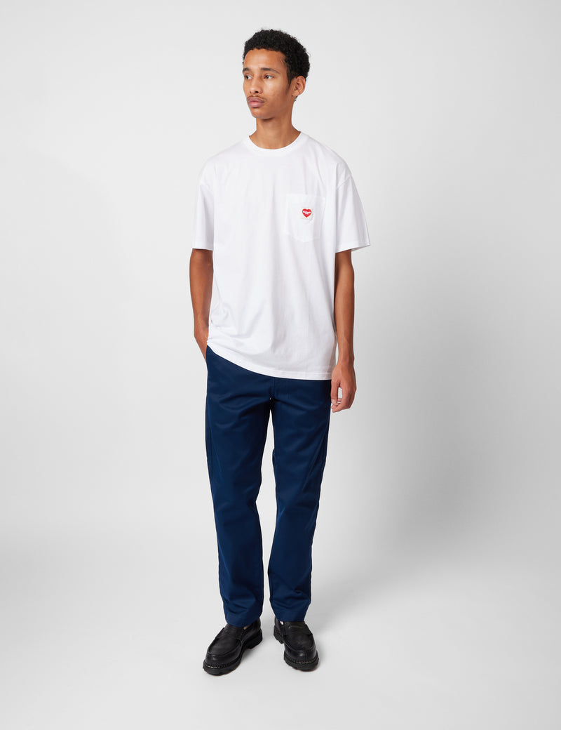 Carhartt WIP Pocket Heart T-Shirt - White