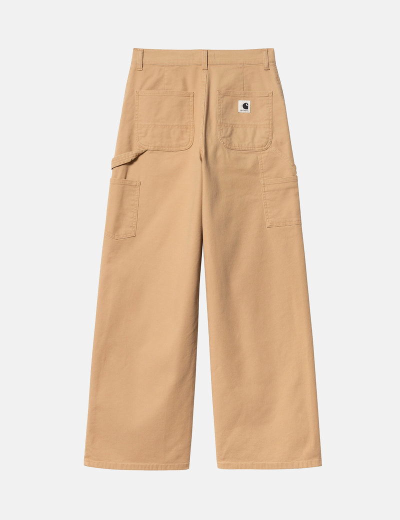 Carhartt-WIP Womens Jens Pant - Dusty H Brown Stone Washed