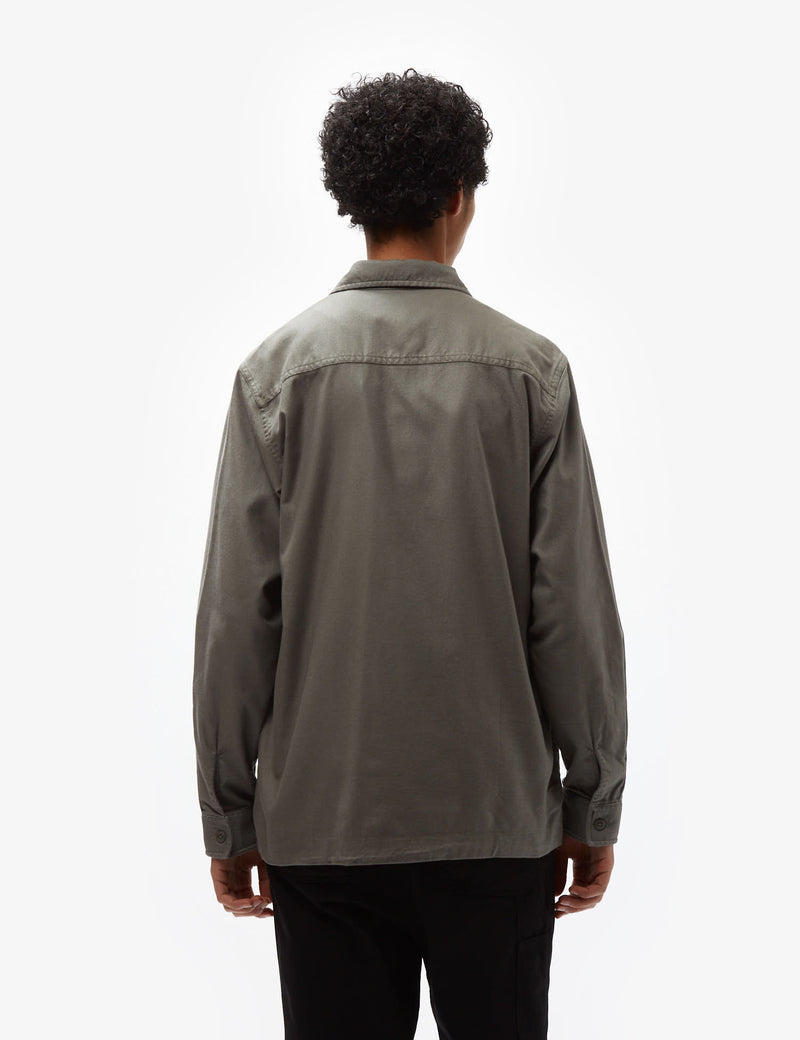 Carhartt WIP Charter Long Sleeve Shirt (Loose) - Smoke Green