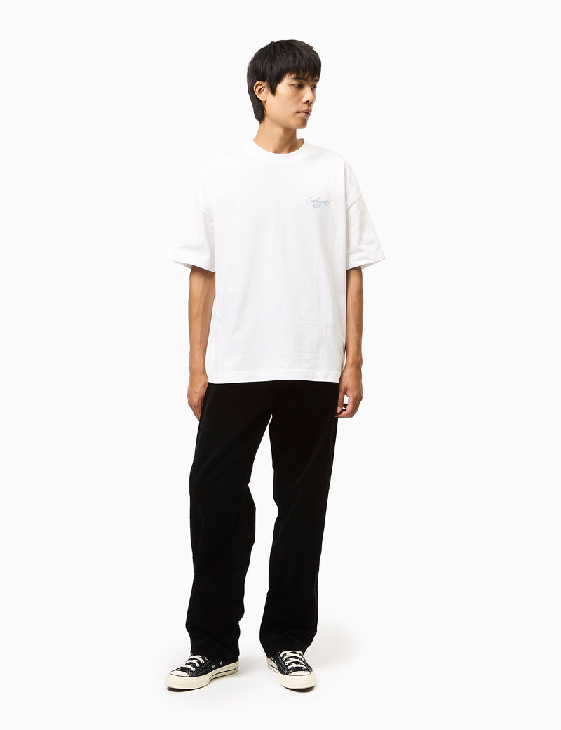 Carhartt WIP Landon Pant (Cord) - Black Rinsed