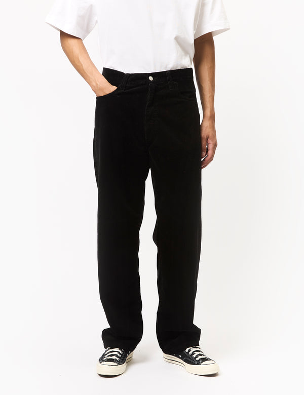 Carhartt WIP Landon Pant (Cord) - Black Rinsed