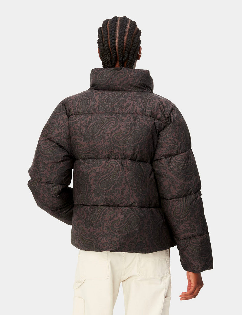 Carhartt-WIP Womens Springfield Jacket (Paisley Print) - Buckeye Brown