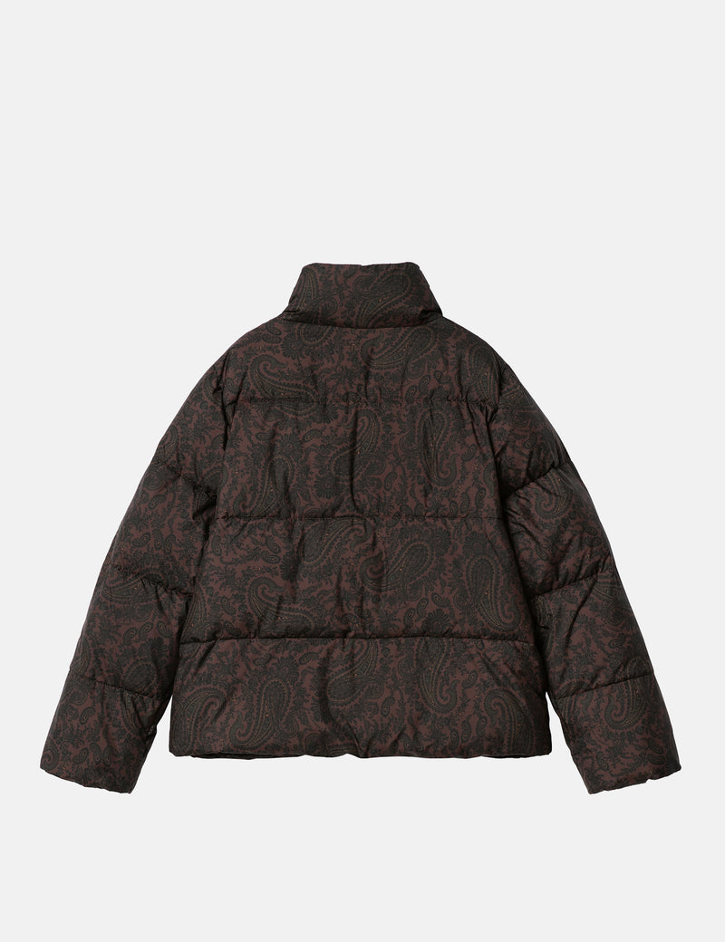 Carhartt-WIP Womens Springfield Jacket (Paisley Print) - Buckeye Brown