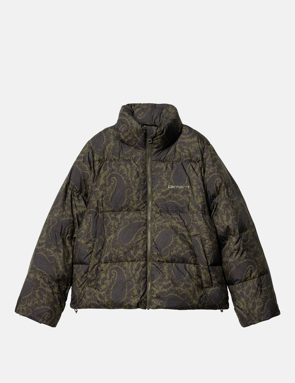 Carhartt-WIP Womens Springfield Jacket (Paisley Print) - Plant Green