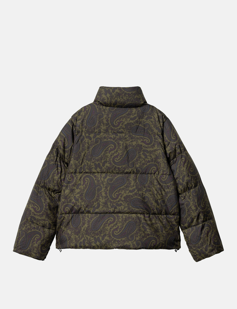 Carhartt-WIP Womens Springfield Jacket (Paisley Print) - Plant Green