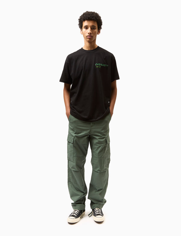 Carhartt WIP Regular Cargo Pant - Duck Green Rinsed