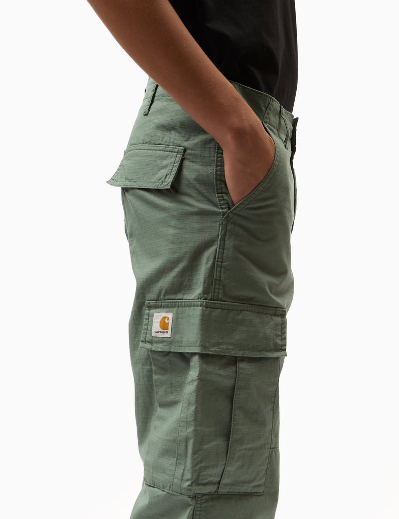 Carhartt WIP Regular Cargo Pant - Duck Green Rinsed