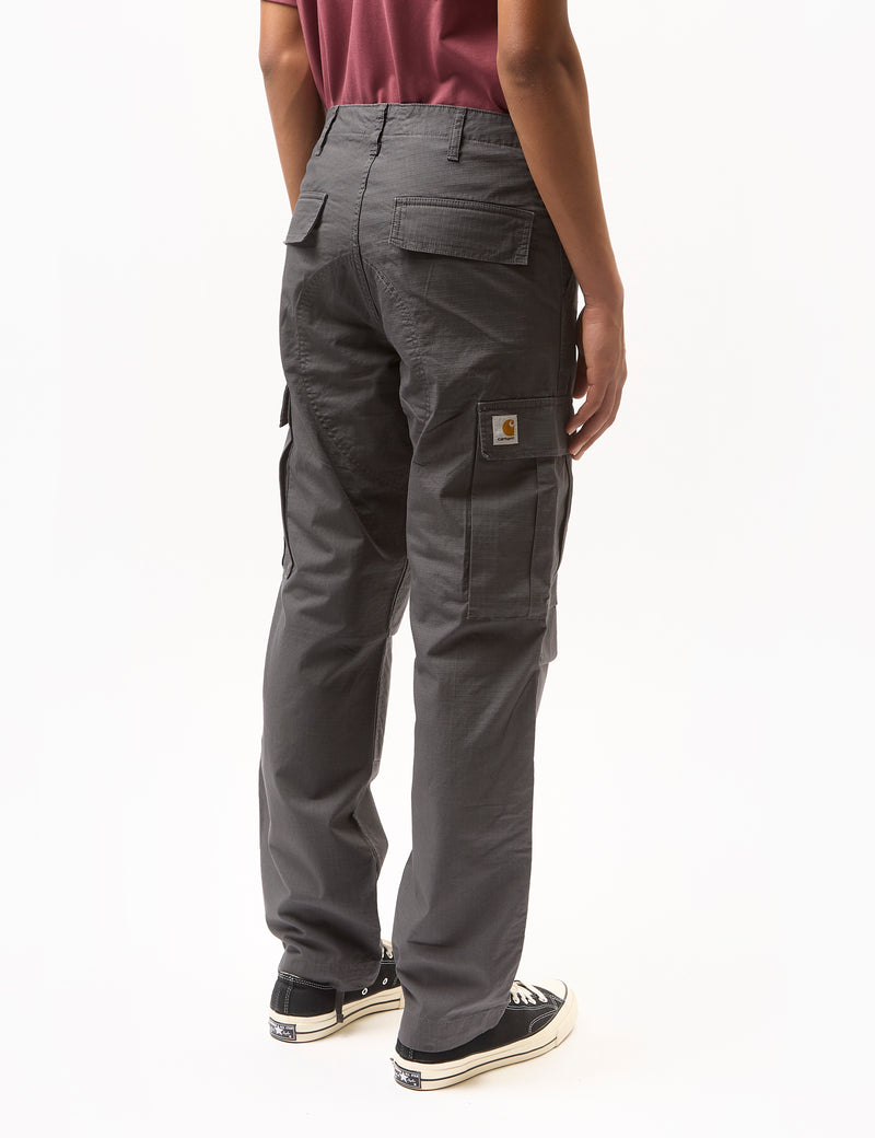 Carhartt WIP Regular Cargo Pant - Graphite Grey Rinsed