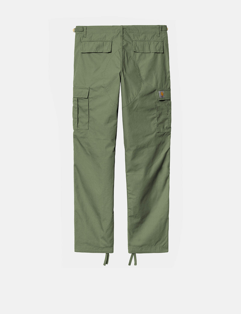 Carhartt-WIP Aviation Pant - Dollar Green Rinsed