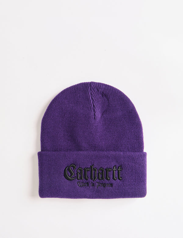 Carhartt-WIP Onyx Beanie Hat - Tyrian Blue